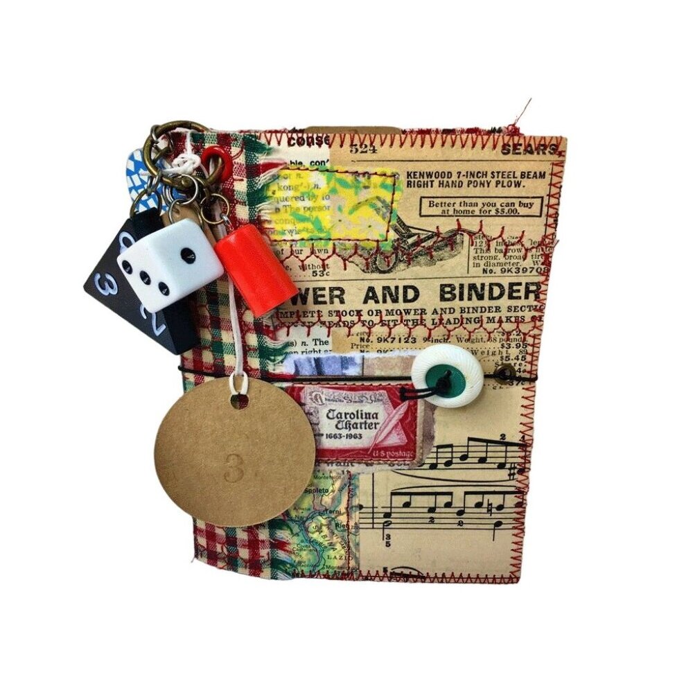 Collage Cover Custom Junk Journal  u Removable Ephemera Mini Junk Journal Handma